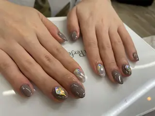 ネイル umi 🩵🤍のネイルデザイン