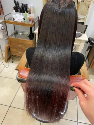 ロング ＼脱・うねり& 広がり／gite菊のヘアスタイル