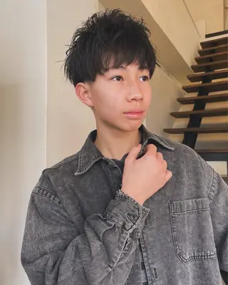 ショート メンズ ARCHE南堀江所属・ARCHE南堀江 MENS専用のヘアスタイル