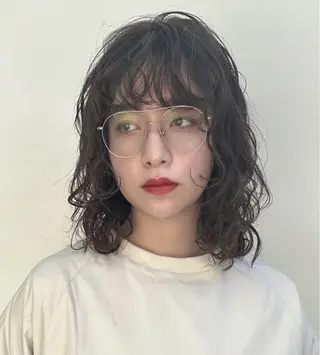 ショート ボブ/タッセルボブ 虎白のヘアスタイル