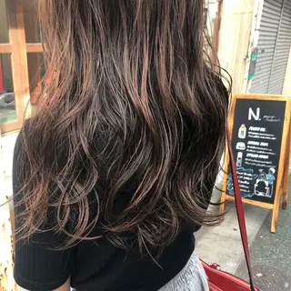 ロング パーマ レイヤー/ハイトーン 🧸SENAのヘアスタイル