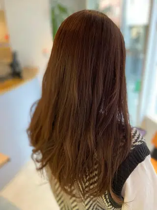 ロング カラー 菊地 美憂のヘアスタイル