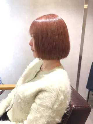 ショート カラー vifkrone所属・心斎橋ダブルカラー ⭐️カラー　タカヤマのヘアスタイル