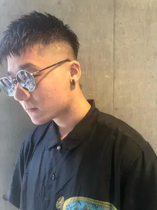 メンズ 🌈圧倒的デザイン パーマ　関和希のヘアスタイル