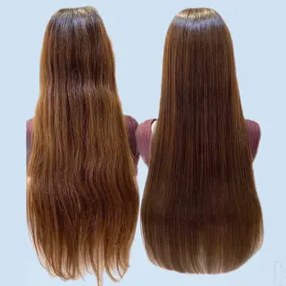 ロング 🫧ベージュカラー 🫧吉田奈央のヘアスタイル