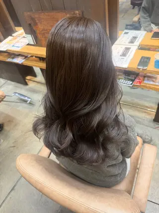 セミロング 美髪縮毛矯正/ 髪質改善/愛敬響のヘアスタイル