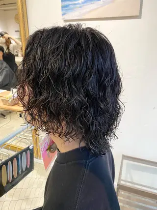 パーマ メンズ 🌴パーマオタク🌴 長谷川　諒佑🌈のヘアスタイル