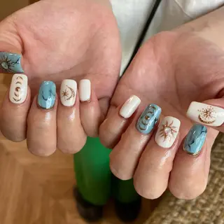 ネイル Amber21.所属・Nagahama Akariのネイルデザイン