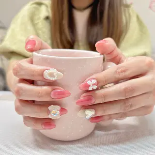 ネイル Hana NAIL所属・🩵 Rin🩵のネイルデザイン