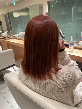 ミディアム カラー ヘアアレンジ uka 東京ミッドタウン 六本木所属・🥀似合わせ🥀 柔らかカラー・タイトのヘアスタイル