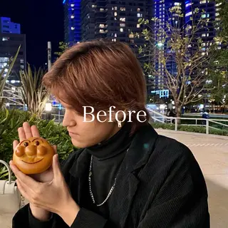 ショート カラー メンズ レディースヘア💫 加藤たいが🐯のヘアスタイル