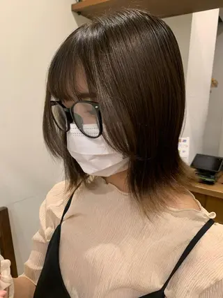 ミディアム カラー rimi/ショート /透明感カラーのヘアスタイル