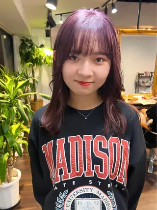 ミディアム カラー nendo_hair所属・ハイトーン/ボブ 🎀sonokaのヘアスタイル