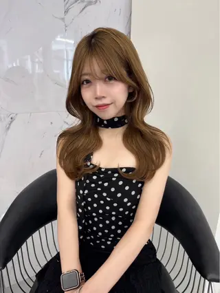 ロング カラー ParveMix🍀 藤原愛未のヘアスタイル