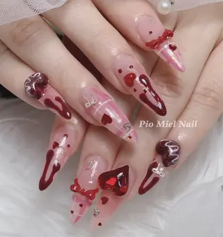 ネイル HANA 長さだしのネイルデザイン