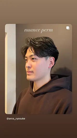 カラー パーマ メンズ パーマ指名No.1 /Ryosuke.のヘアスタイル