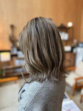 ミディアム カラー hair salon　CYAN(シアン)所属・仲間 一貴のヘアスタイル