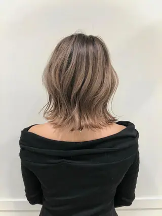 ミディアム カラー メンズ特化 パーマ/オザワのヘアスタイル