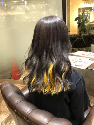 セミロング キノシタ ナオユキのヘアスタイル