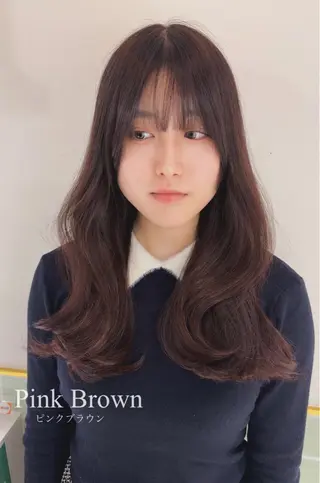 セミロング カラー ヘアアレンジ 二ヶ月綺麗が続く デザイン/星野六三四のヘアスタイル