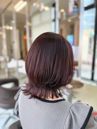 ミディアム 美髪矯正✨美髪特化 /新井優馬のヘアスタイル