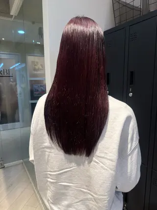 ロング カラー 栗原 莉玖のヘアスタイル