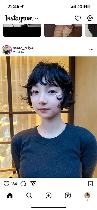 ショート 松崎 遼大のヘアスタイル
