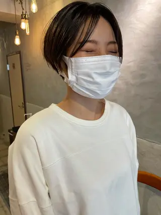 ショート さの あやねのヘアスタイル
