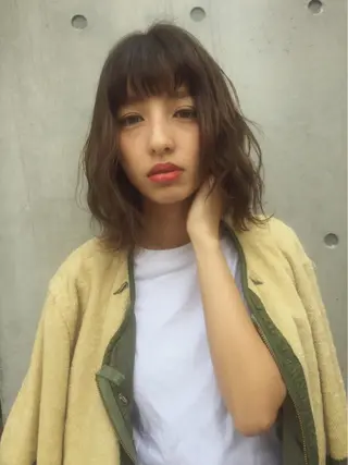 ショート ミディアム カラー コジマ ダイスケのヘアスタイル