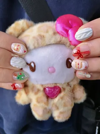 ネイル 3dパーツ/流行り 👧shushu❤️のネイルデザイン