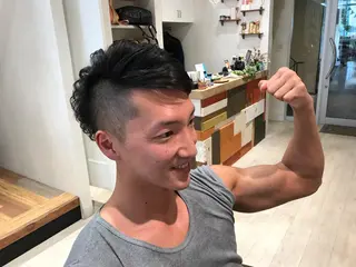 ショート メンズ メンズ指名多数!! SiLO 田島のヘアスタイル