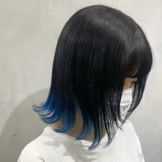 ショート カラー デザインカラー/パー マ🦖外岡咲希🦖のヘアスタイル