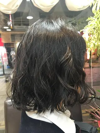 ミディアム パーマ ✨🌿大人可愛い愛さ れhair🌿✨松本のヘアスタイル