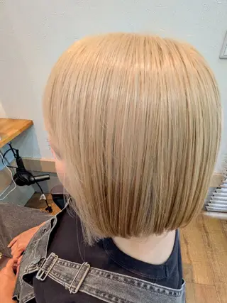 ミディアム 髪質改善＆白髪ぼかし カラー♡店長みやけ♡のヘアスタイル