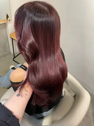 カラー 🍃marina🍃 韓国ヘア/Aujuaのヘアスタイル