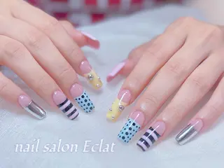 ネイル ネイルサロンエクラ 🫧Shizukaのネイルデザイン
