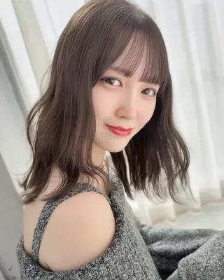 ミディアム cache cache 表参道所属・✨カットモデル募集中 ゆいな🎀のヘアスタイル