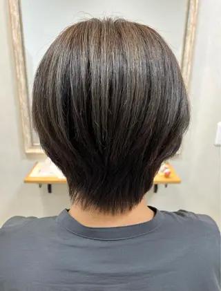 ショート ショート/白髪ぼかし 君和田若菜のヘアスタイル