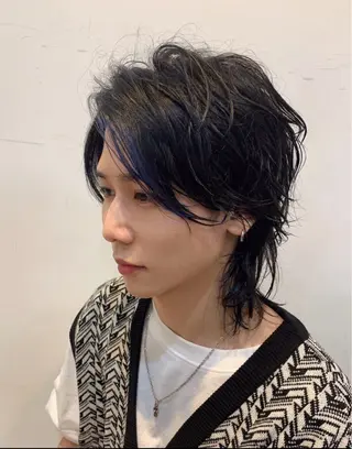 ショート カラー メンズ [渋谷美容師] 玲弥のヘアスタイル