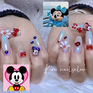 ロング Kiranail 高円寺南口店のネイルデザイン