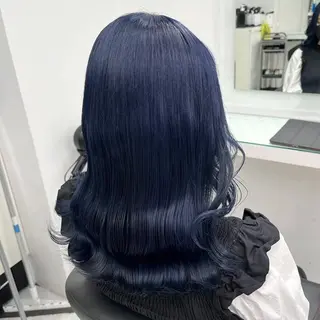 ミディアム カラー ワインレッド 🍒KAHOのヘアスタイル