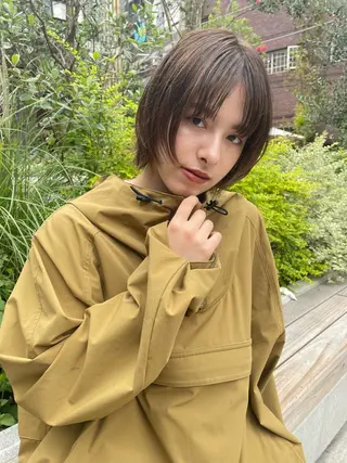 ショート コスメパーマ 佐藤　諒のヘアスタイル