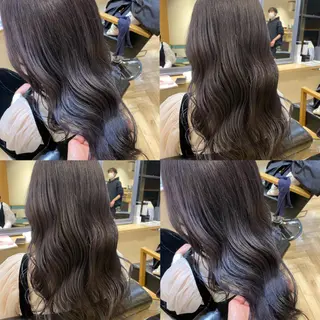 ロング カラー 艶カラー/韓国顔周り 🎀mamiのヘアスタイル