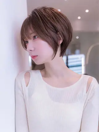 ショート パーマ 渋谷ボブ/レイヤー ボブ田中航平のヘアスタイル