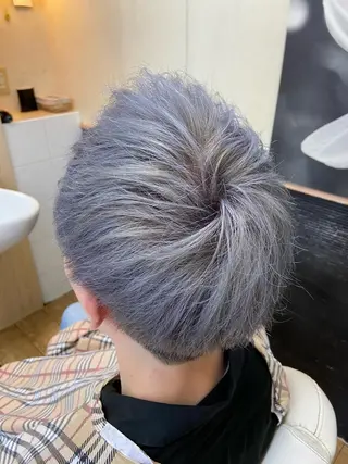 ミディアム カラー dunhill 斉藤 大樹/メンズカットのヘアスタイル