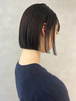 ショート カラー 🌼タッセルボブ/シ ョートmoeka🌼のヘアスタイル