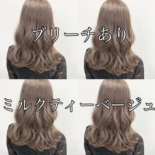 セミロング カラー ヘアアレンジ 外苑前NO.1艶髪 透明感カラーのヘアスタイル