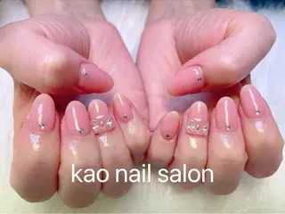 ネイル kao nail マグネット/長さだしのネイルデザイン