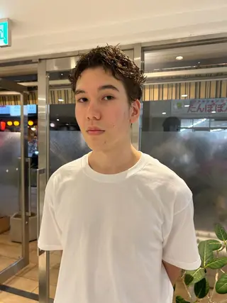 カラー メンズ メンズ得意です💥 ハユカといいます❗️のヘアスタイル