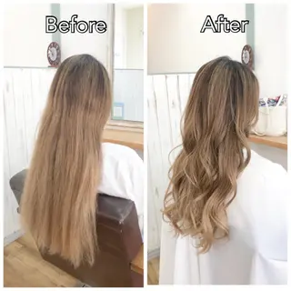 ロング 西村 ようこのヘアスタイル